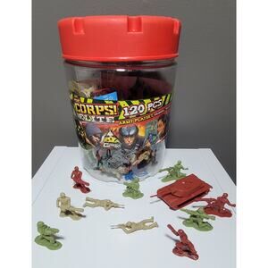 The Corps Elite 120 pcs Giant Army Set Military Battle Kids Toys